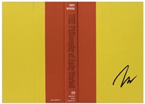 Andy Warhol Sketches His Famous Campbell's Soup Can -- Drawn Upon a Signed First Edition of ''The Philosophy of Andy Warhol''
